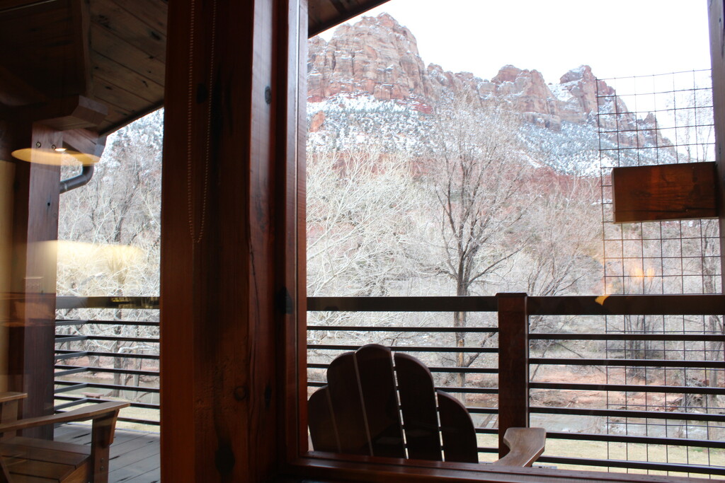 Private balcony near Zion National Park by mltrotter
