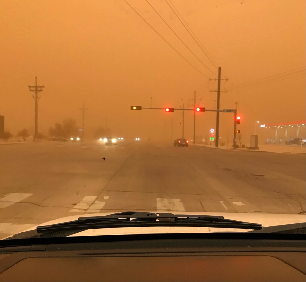 West Texas sand storms by louannwarren