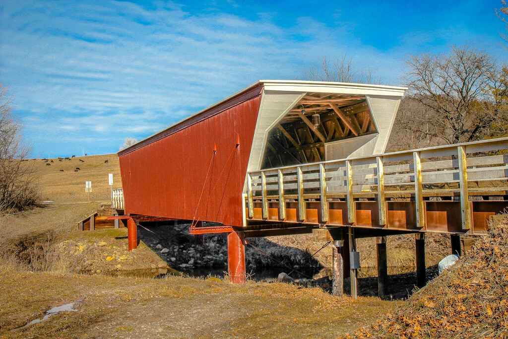 Cedar Covered Bridge by judyc57