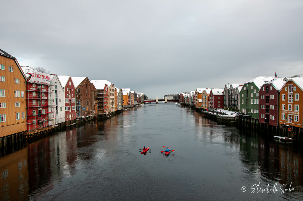 The piers Trondheim by elisasaeter