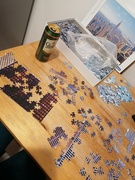 1st Mar 2023 - Puzzling with Страйк in my ears