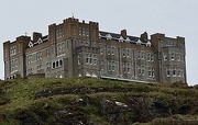 5th Mar 2023 - Tintagel Castle our room on top floor the most prominent corner in photo