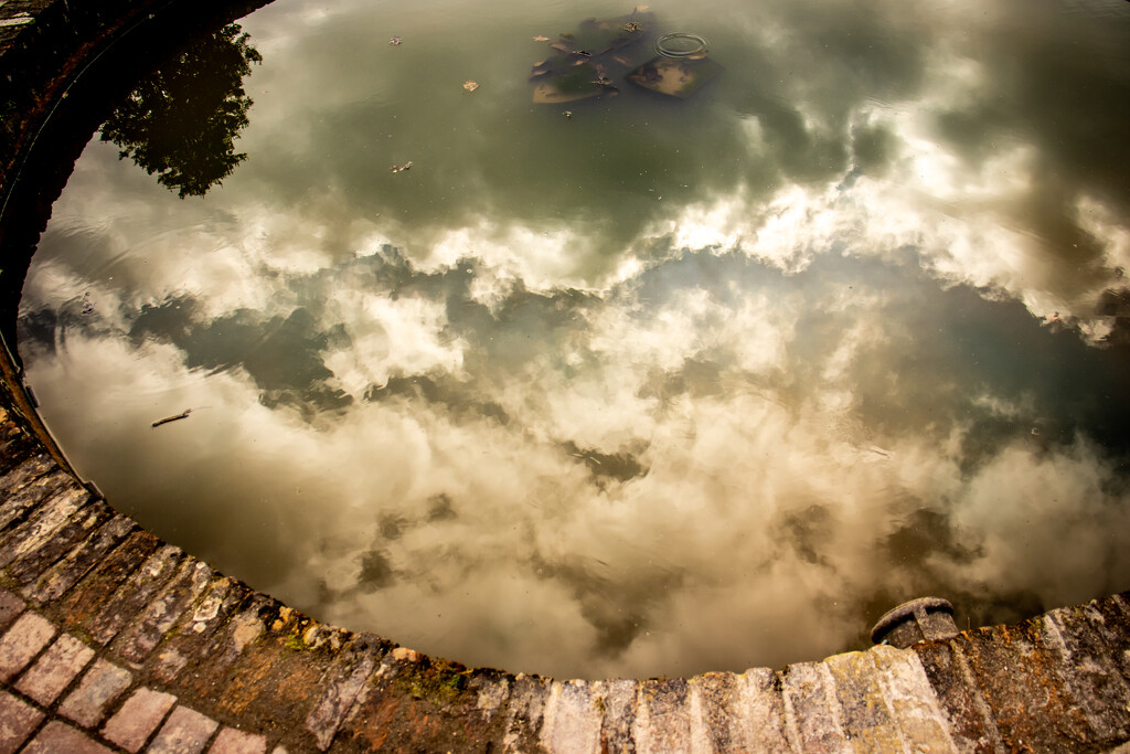 A pond full of sky by swillinbillyflynn