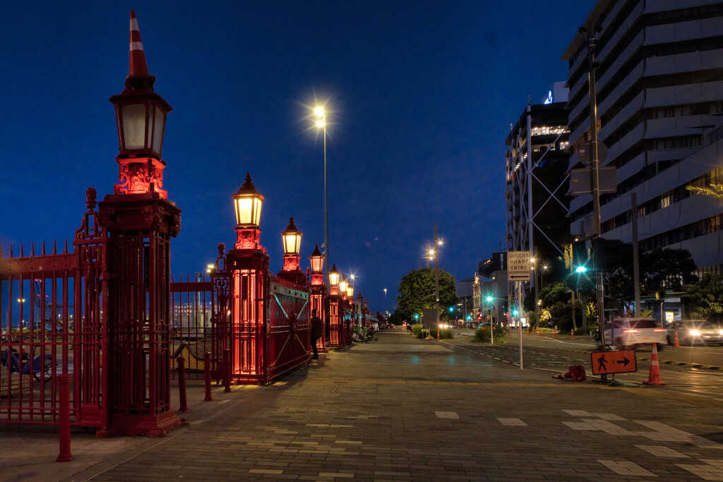 Queen's wharf gates by dkbarnett
