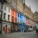 A colourful street in Edinburgh by anitaw