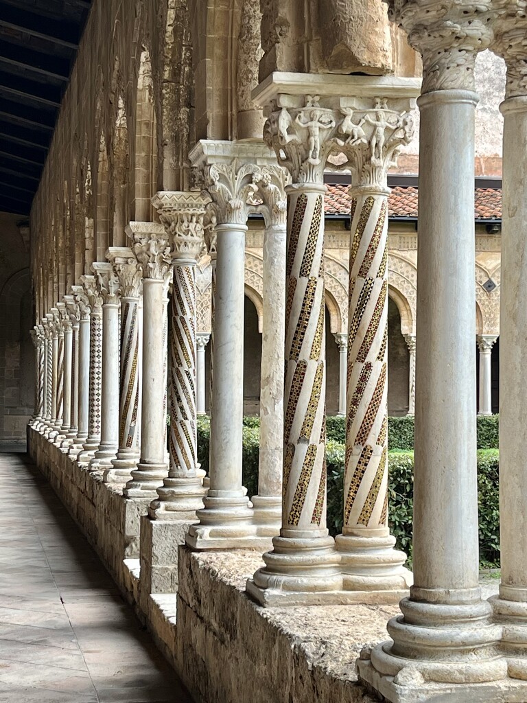 Cloister at Monreale by graceratliff