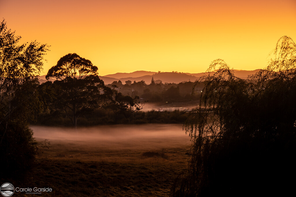 Sunrise and mist by yorkshirekiwi
