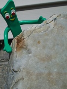 8th Mar 2023 - Gumby goes rock climbing
