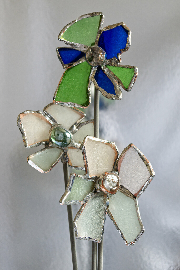 Sea Glass Flowers by 30pics4jackiesdiamond