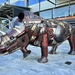 Rhinoceros sculpture 
