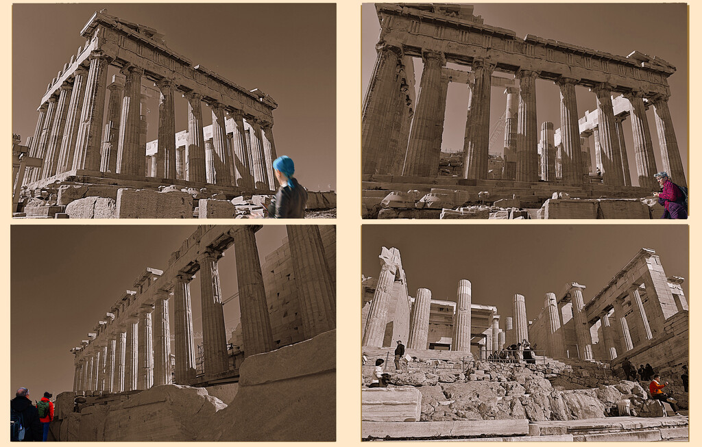 THE PARTHENON OVERLOOKS ATHENS (2) by sangwann