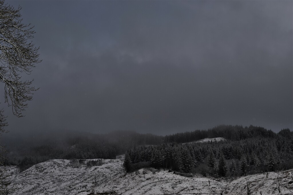 snow sky by christophercox