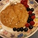 Vegan pancake and fresh fruit. by grace55