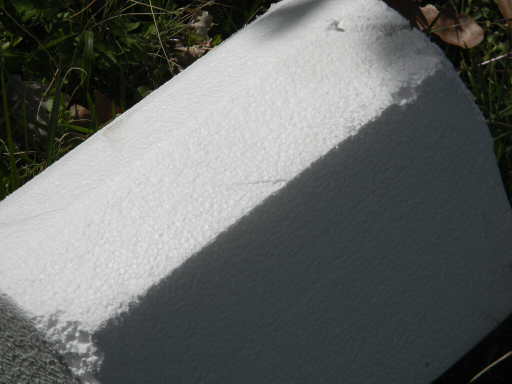 Piece of Styrofoam by sfeldphotos