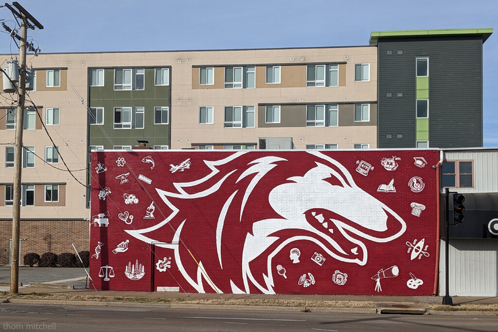 The completed mural  by rhoing