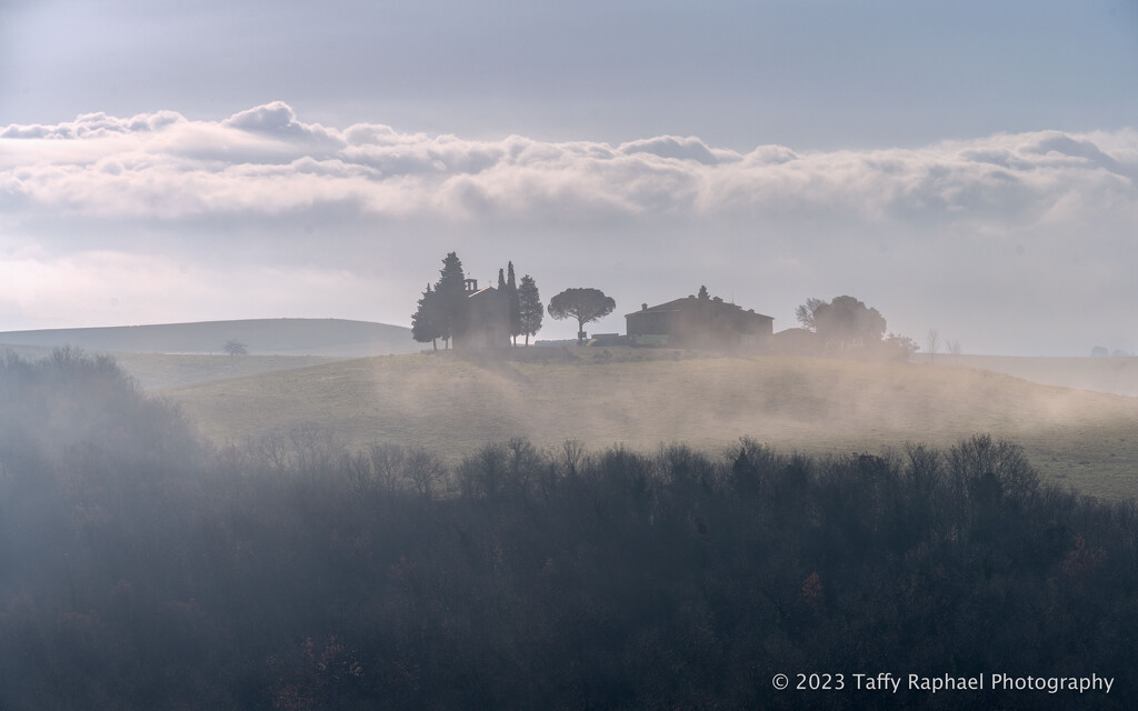Mystical Fog in Tuscany by taffy