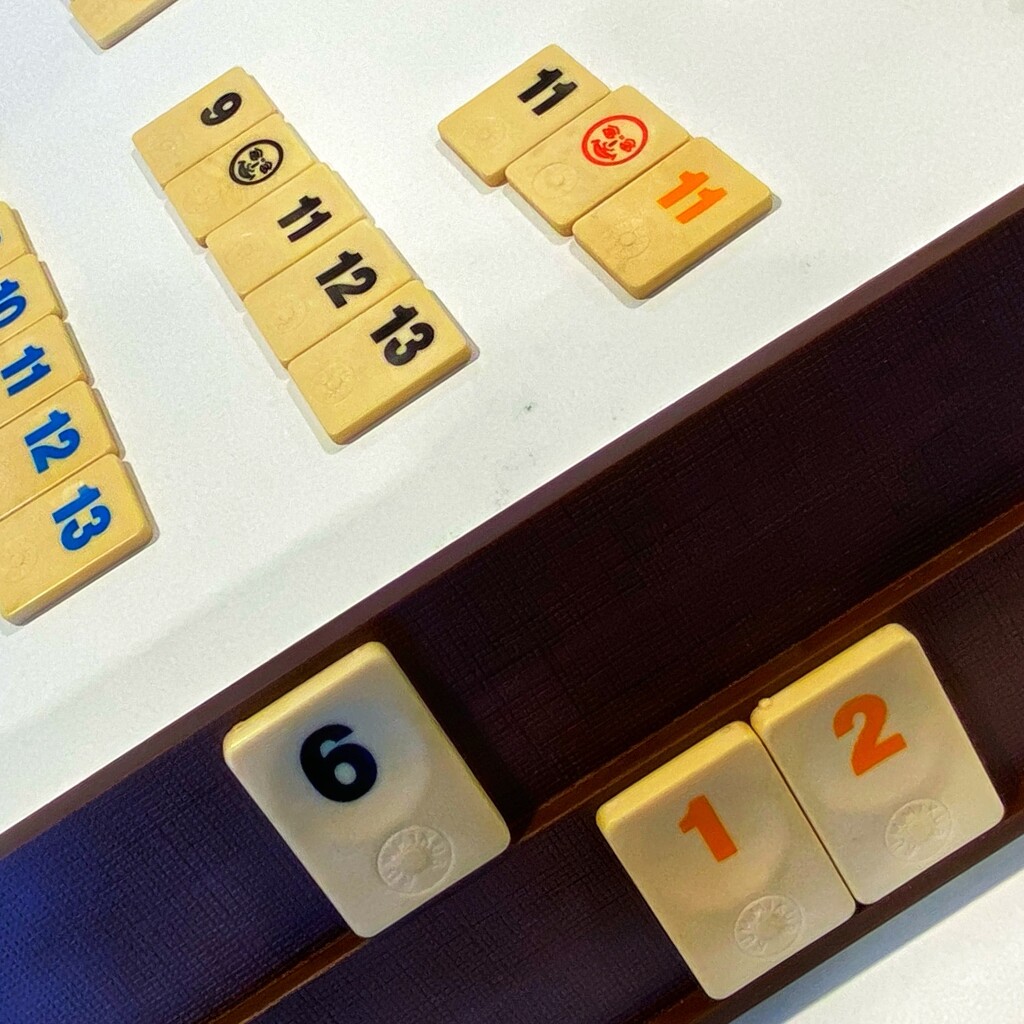 A game if Rummikub. Around for 30 years but I’ve never seen it before today.  by johnfalconer