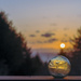 Sunset in a Glass Ball