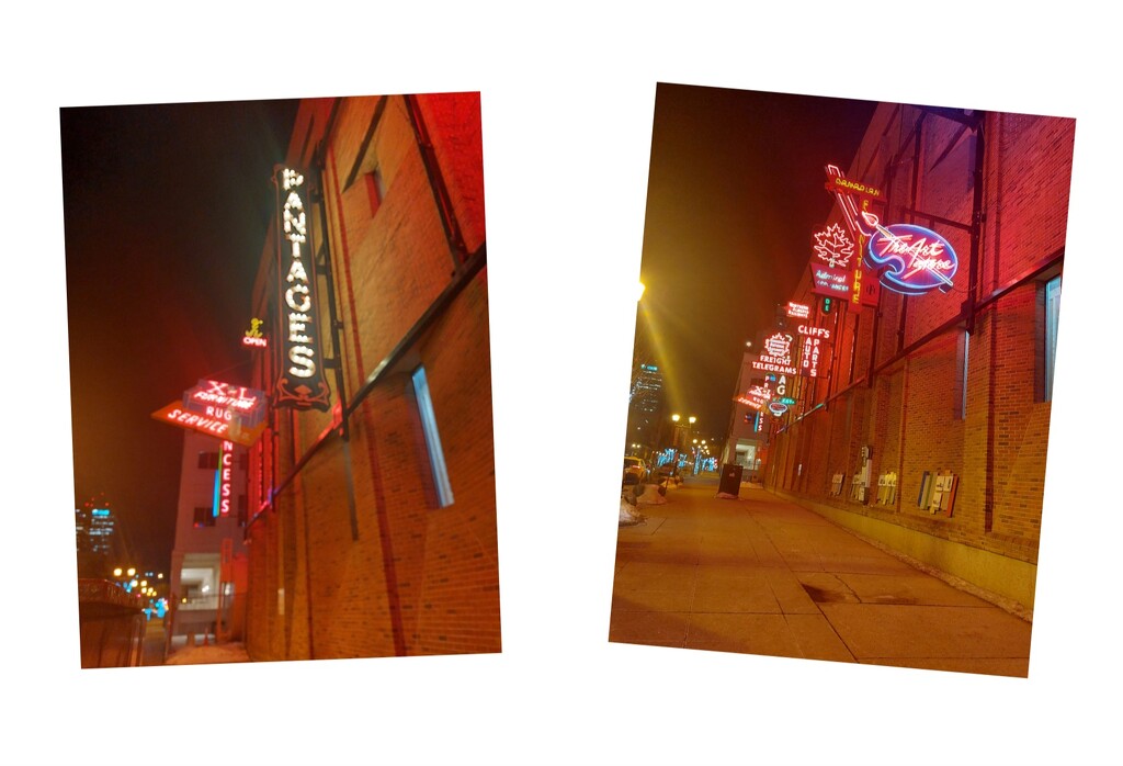 Edmonton At Night......A Few More Signs by bkbinthecity
