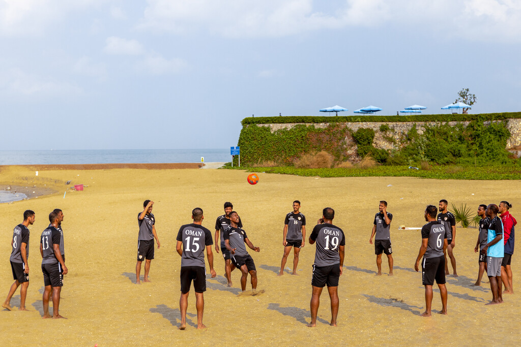 Oman National Team Practice - Beach Football by lumpiniman