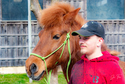 19th Mar 2023 - my son and his icelandic horse