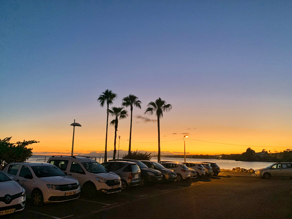 Sunset in the parking.  by cocobella