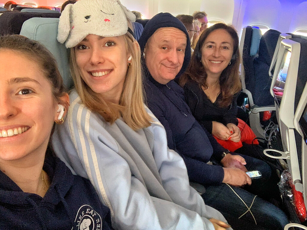 Family in the plane.  by cocobella