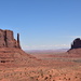 Left and Right Mitten, Monument Valley. by bigdad