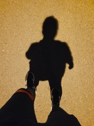 20th Mar 2023 - Running on my shadow