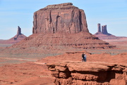 27th Mar 2023 - A view of the back of Left and Right Mitten, Monument Valley