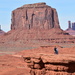 A view of the back of Left and Right Mitten, Monument Valley by bigdad