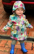 27th Mar 2023 - Daddy is teaching me cricket in the rain!
