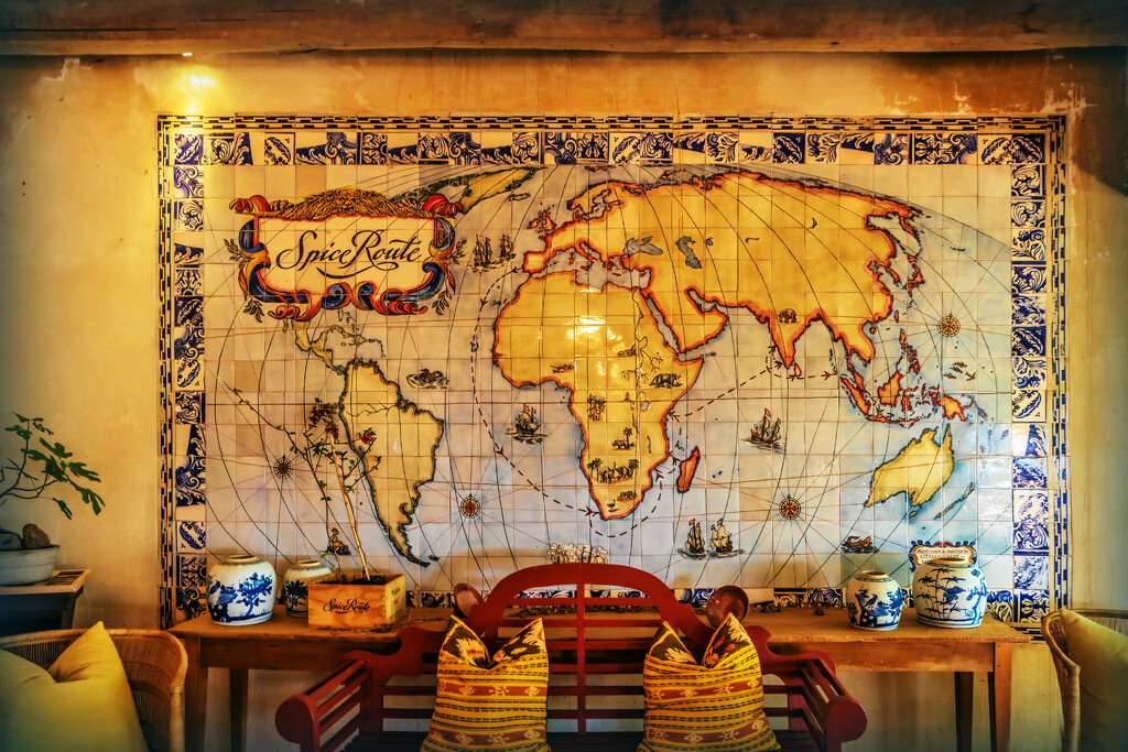 A wonderful mosaic of the Spice Route by ludwigsdiana