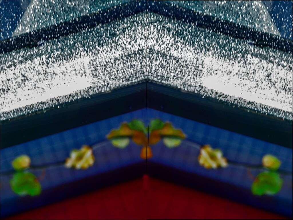 Rain Abstract made symmetric  by granagringa