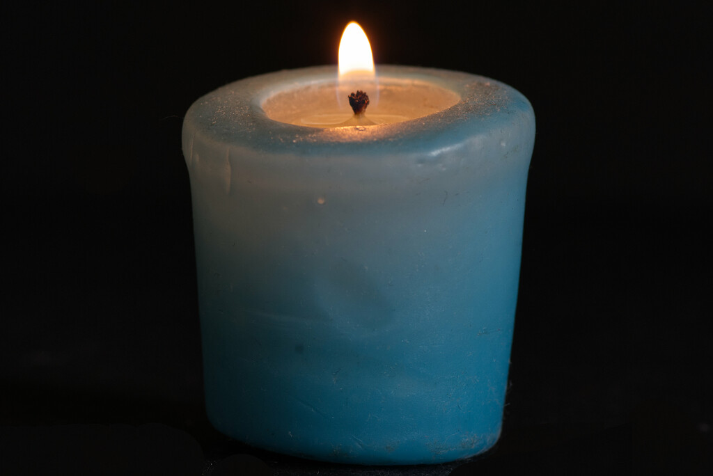 Blue Candle by 30pics4jackiesdiamond