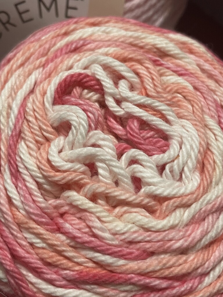 Pink yarn by homeschoolmom