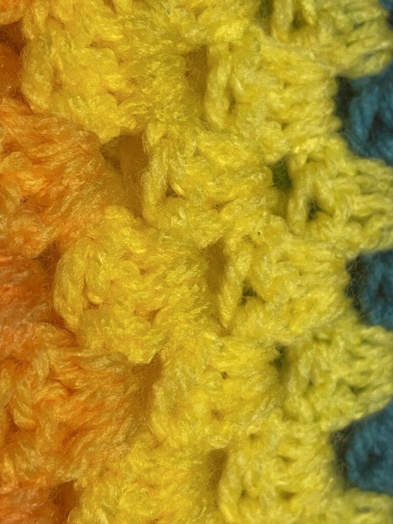 Yellow crochet by homeschoolmom
