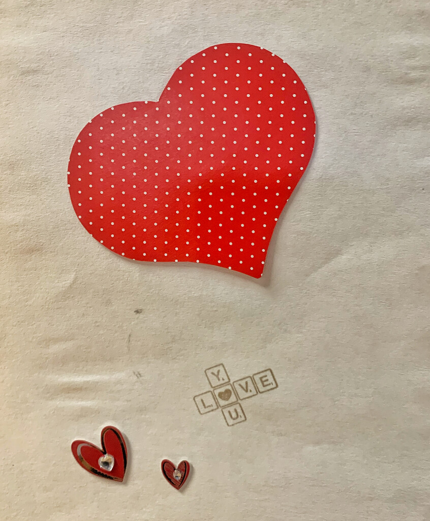  Big red heart and tiny ones.  by cocobella