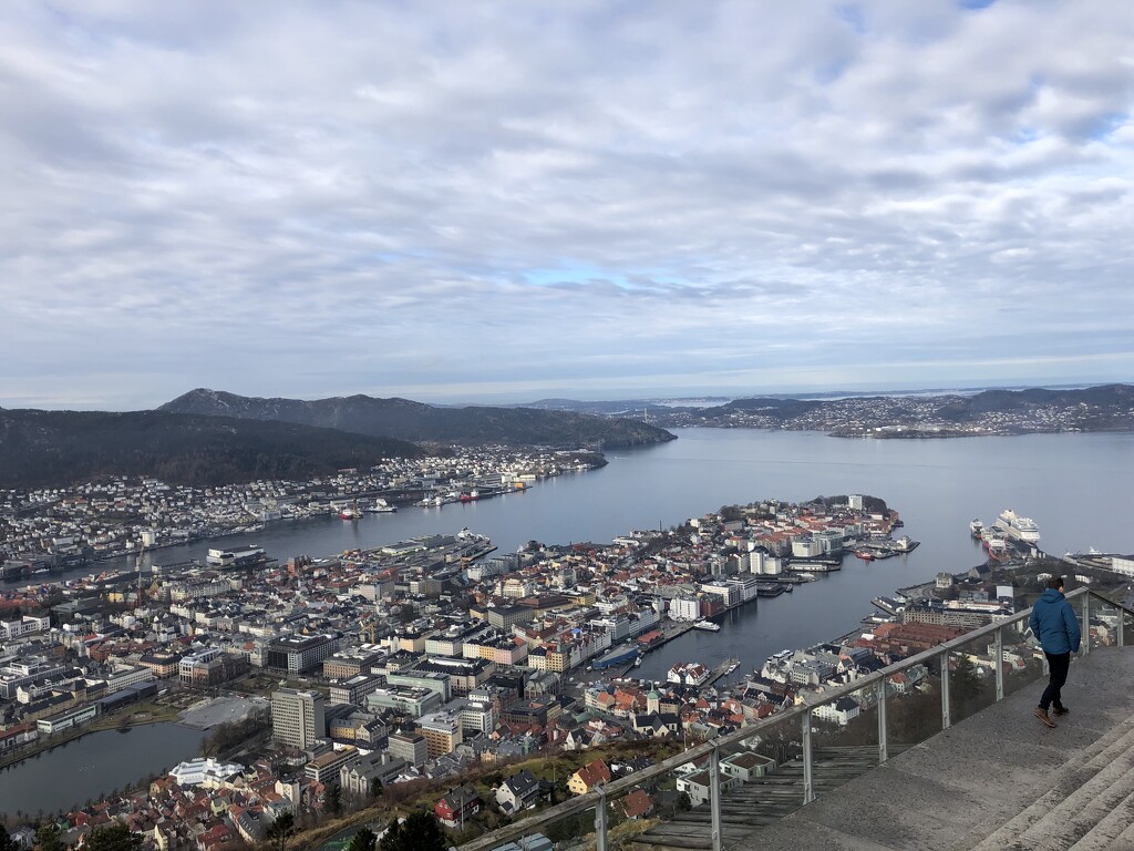 Bergen from above by jacqbb