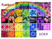 31st Mar 2023 - My March 2023 Rainbow Calendar