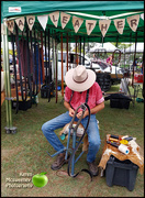 1st Apr 2023 - Leather work stall at the market