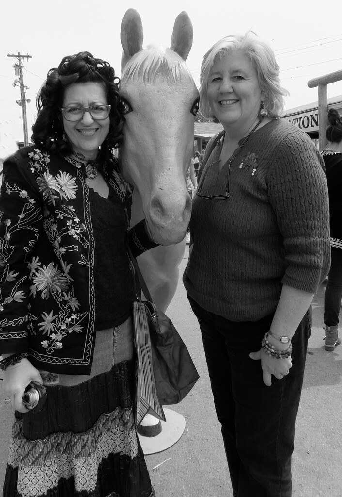 Southern Women And A Horse by linnypinny