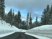 2nd Apr 2023 - Driving up to Mt Ashland