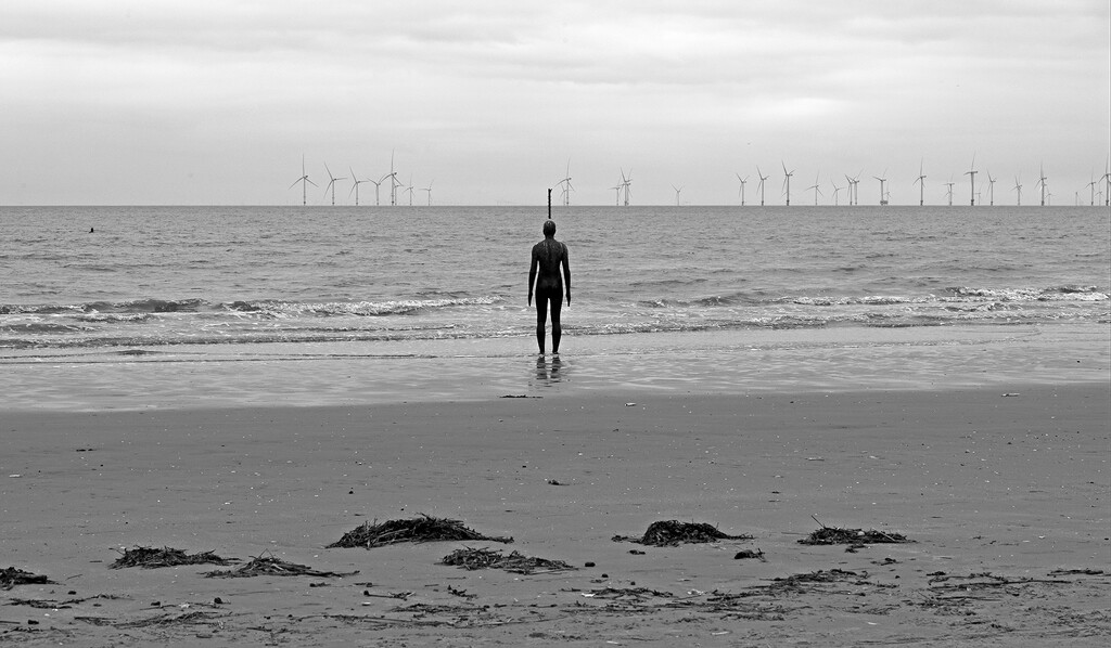 Another Place - Installation by Anthony Gormley (2) by helenhall
