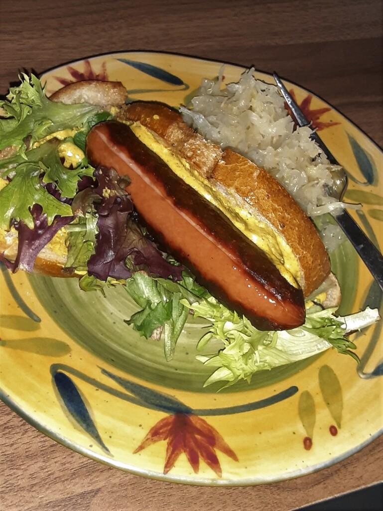 Hotdog & Sauerkraut by thedarkroom