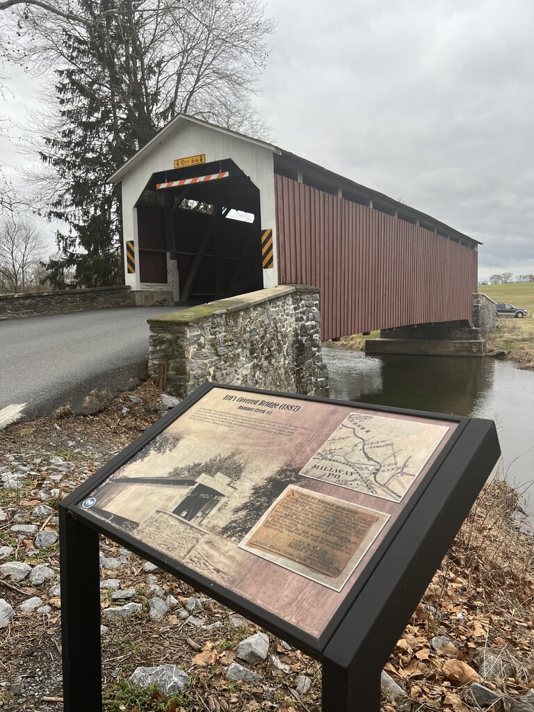 Erb's Covered Bridge (1887) by frantackaberry