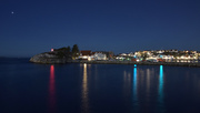 5th Apr 2023 - Tananger Harbour on a moonlit night