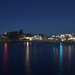 Tananger Harbour on a moonlit night by clearlightskies