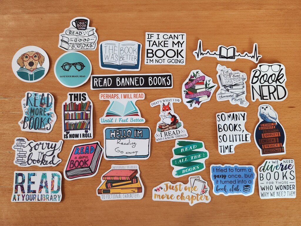 Book Stickers! by mariaostrowski