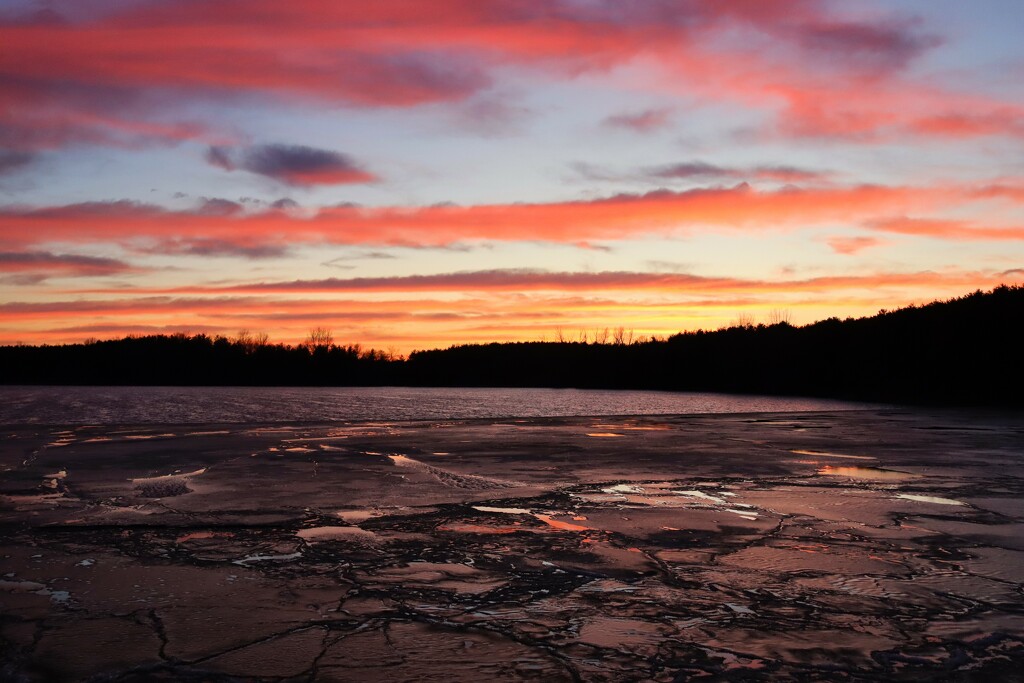 Spring Sunset at Guelph Lake by princessicajessica